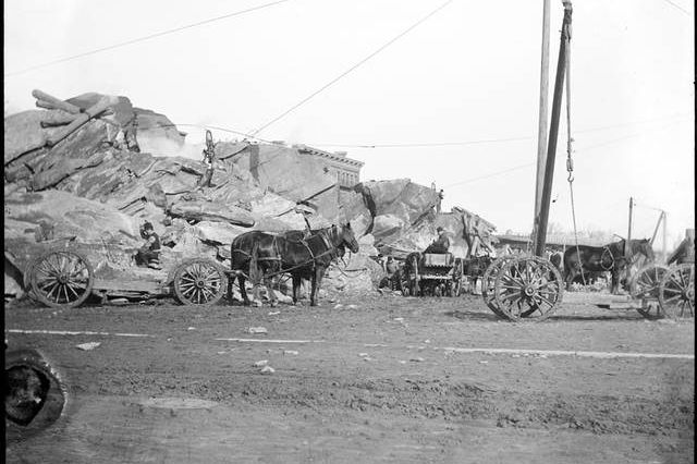 Rocks, 81st Street and 9th Avenue, December 1886.